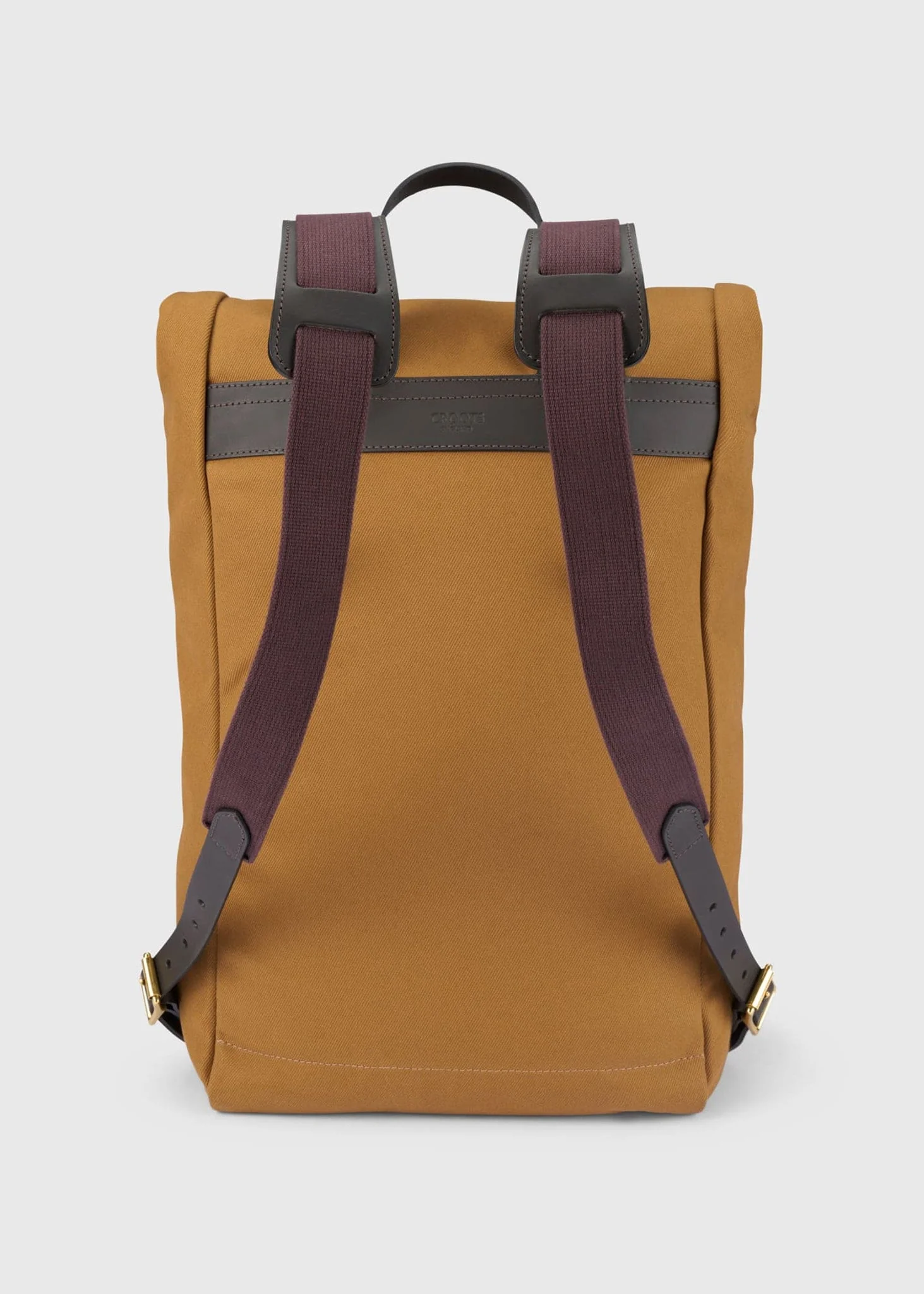 Unisex Gloverall x Croots Rolltop Backpack Tan - Image 3