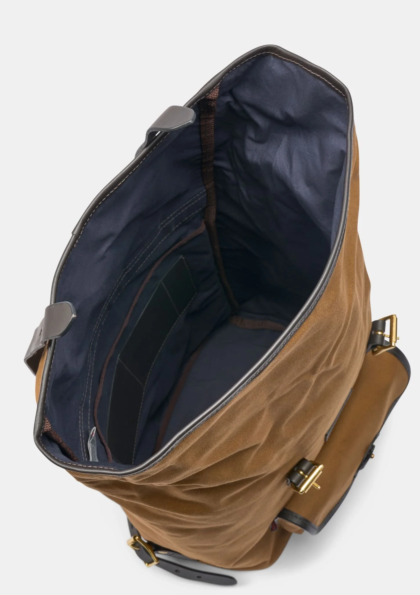 Unisex Gloverall x Croots Rolltop Backpack Tan - Image 4