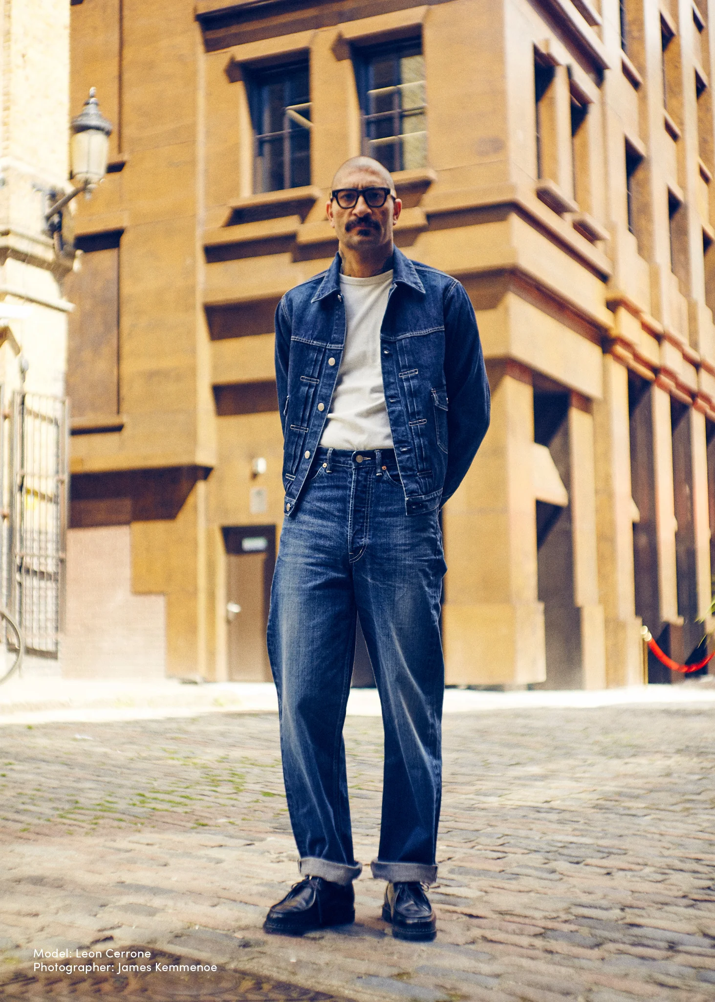 Men's Dawson Denim Type II Jacket Washed Indigo - Image 3