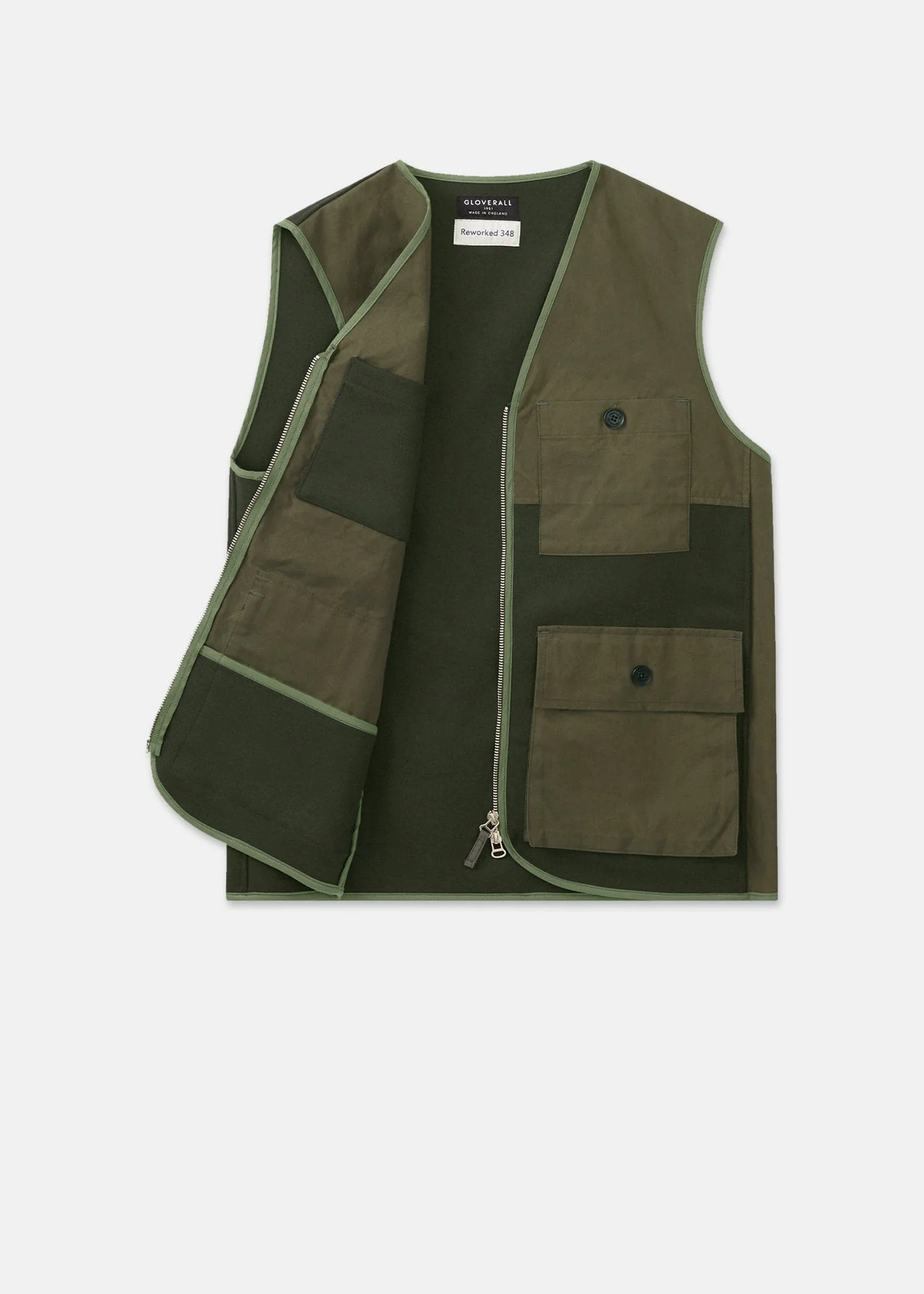 Men's Renewed Serviceman Vest Khaki - Image 4