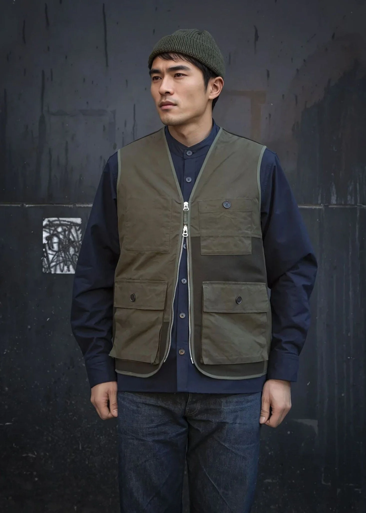 Men's Renewed Serviceman Vest Khaki - Image 6