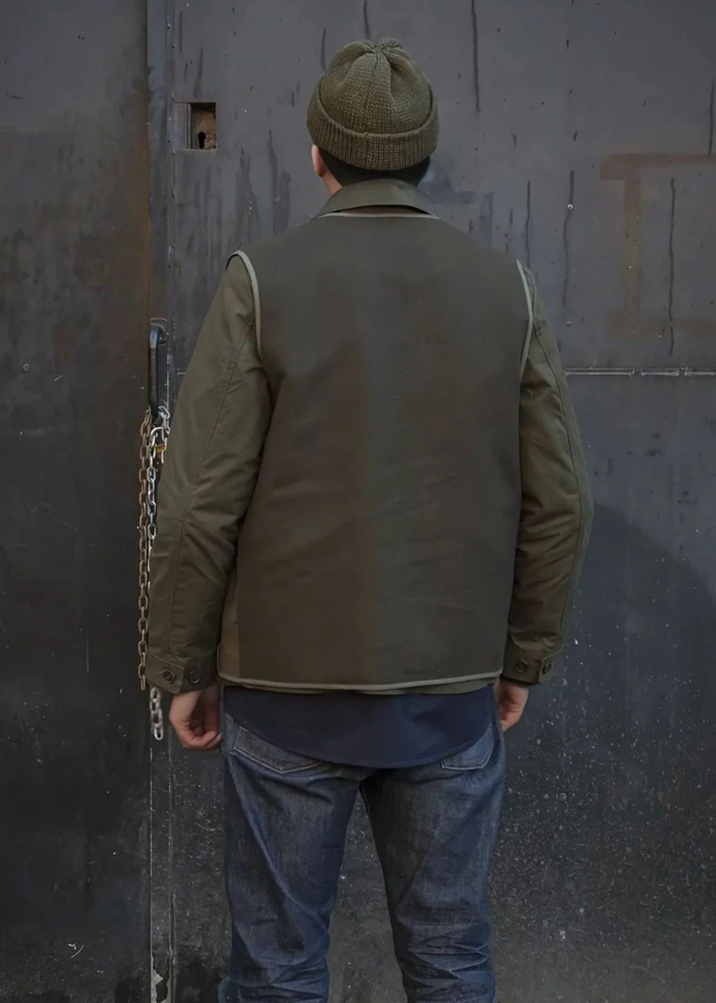 Men's Renewed Serviceman Vest Khaki - Image 7