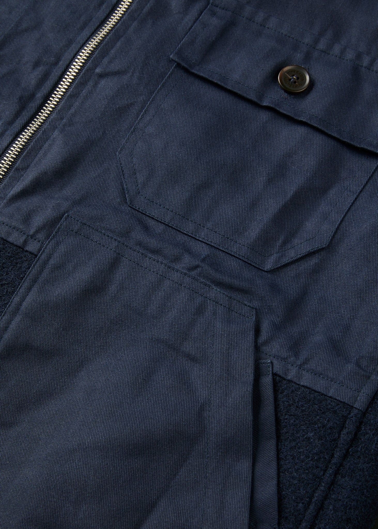 Men's Renewed Works Jacket Navy - Image 3