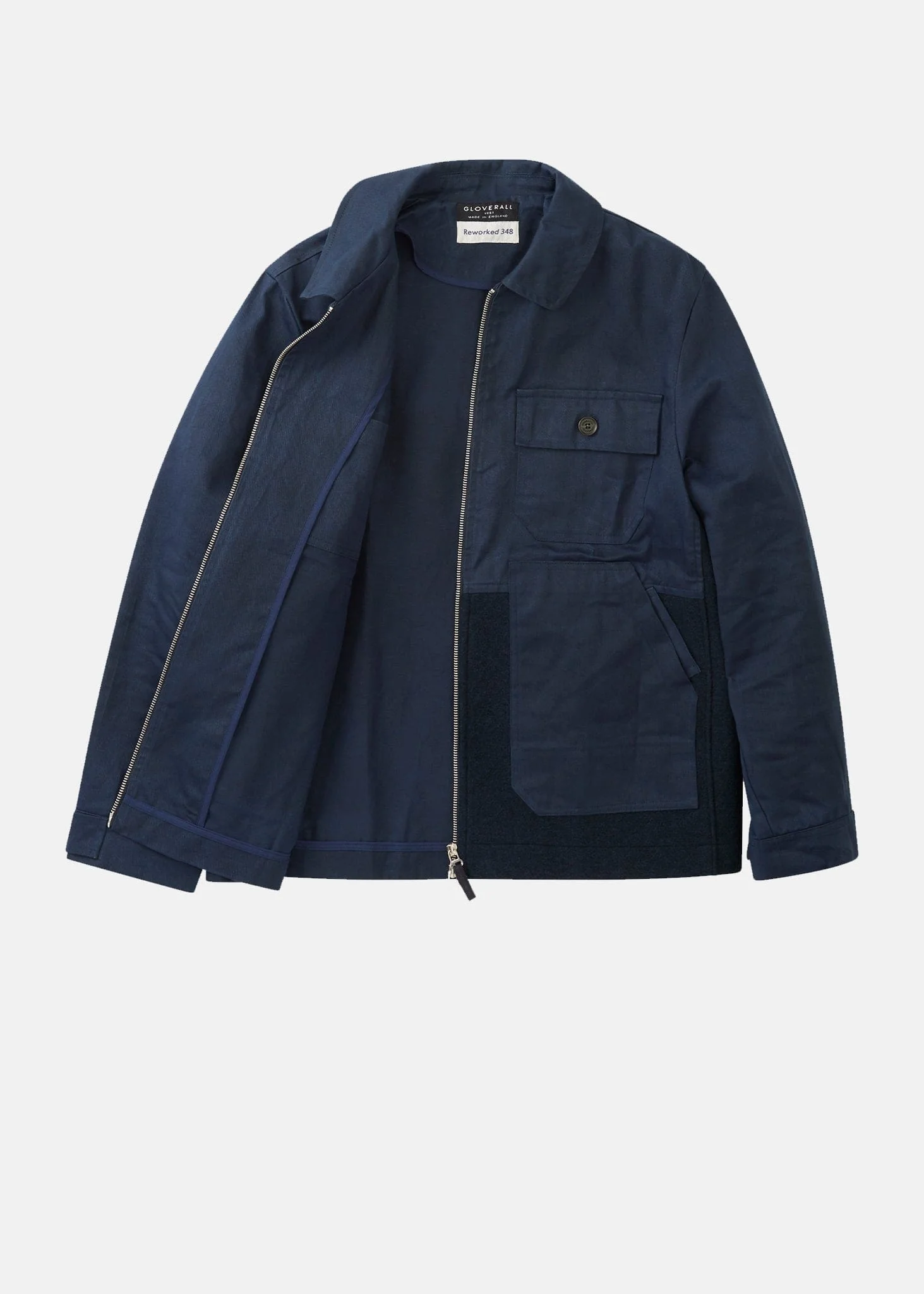 Men's Renewed Works Jacket Navy - Image 4