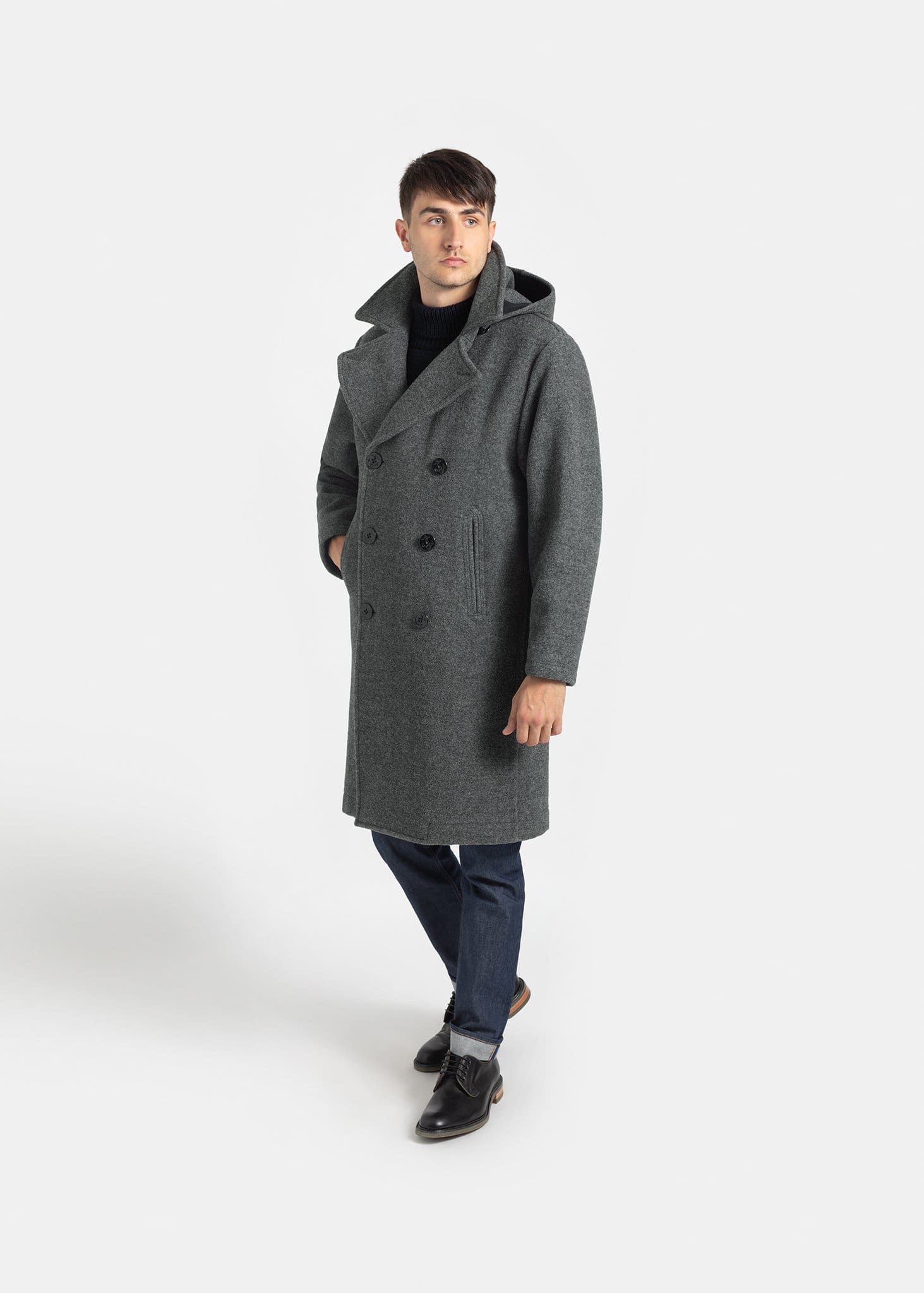 Men's Shackleton Peacoat Grey - Image 3