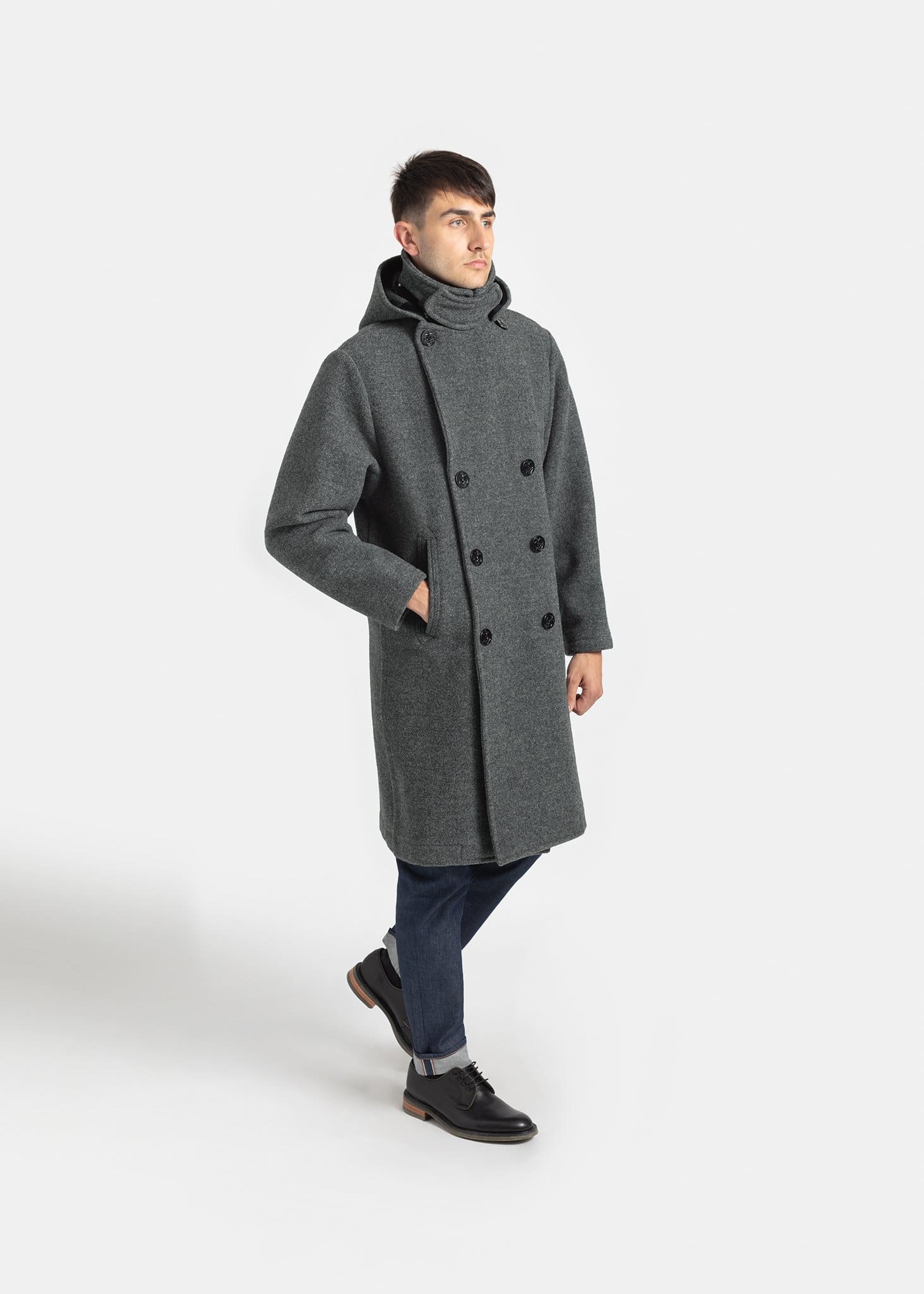 Men's Shackleton Peacoat Grey - Image 4