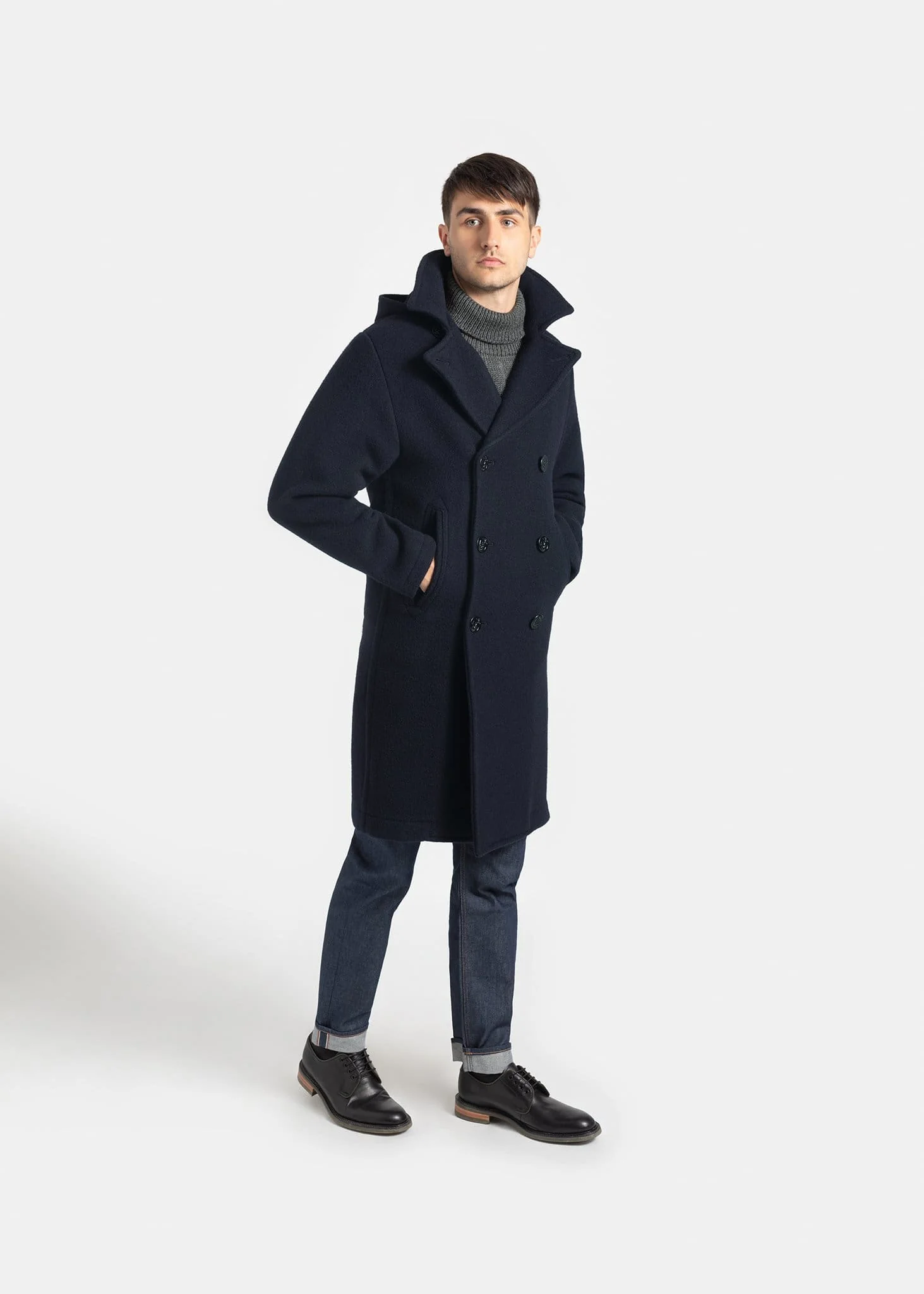 Men's Shackleton Peacoat Navy - Image 8