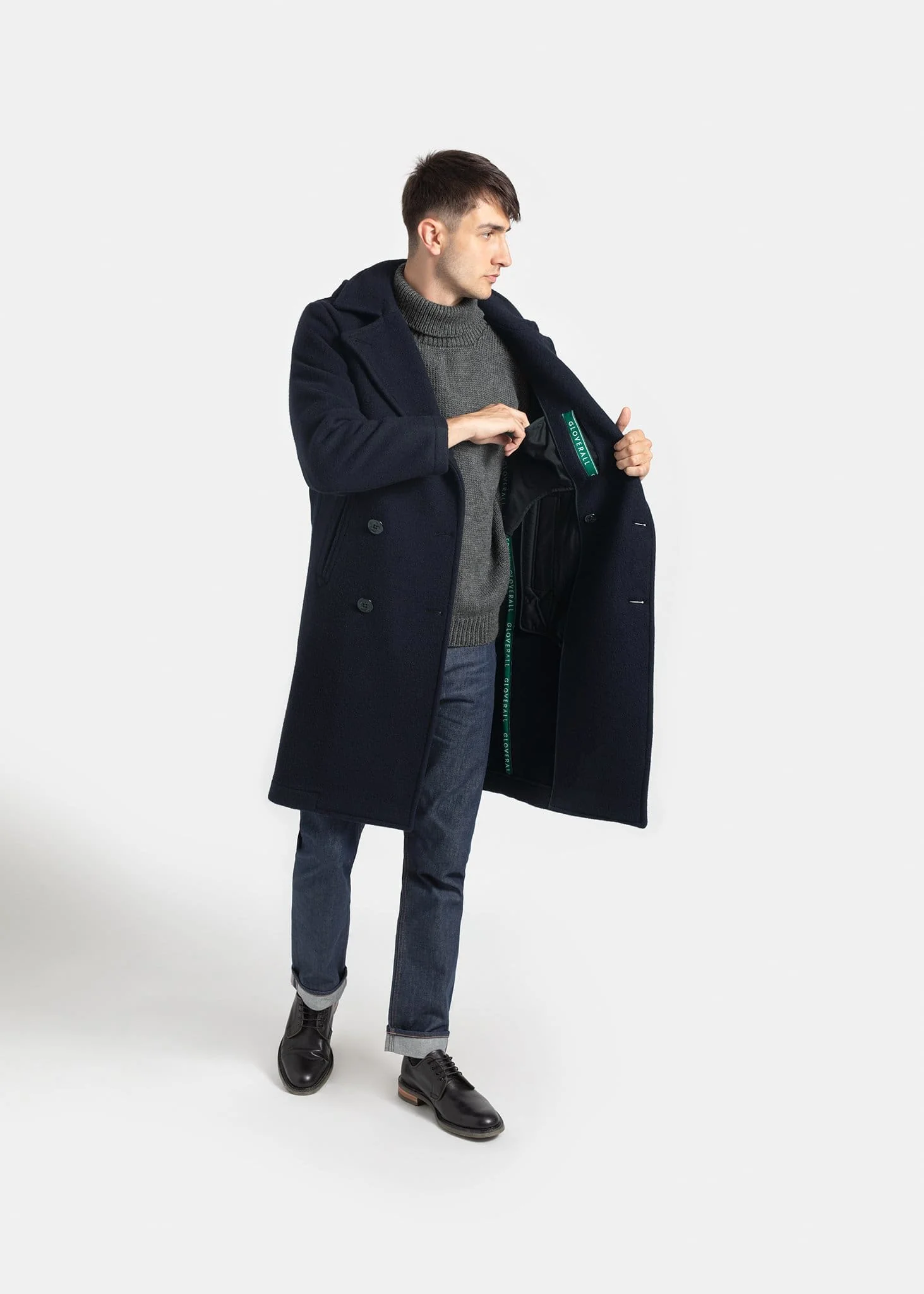 Men's Shackleton Peacoat Navy - Image 9