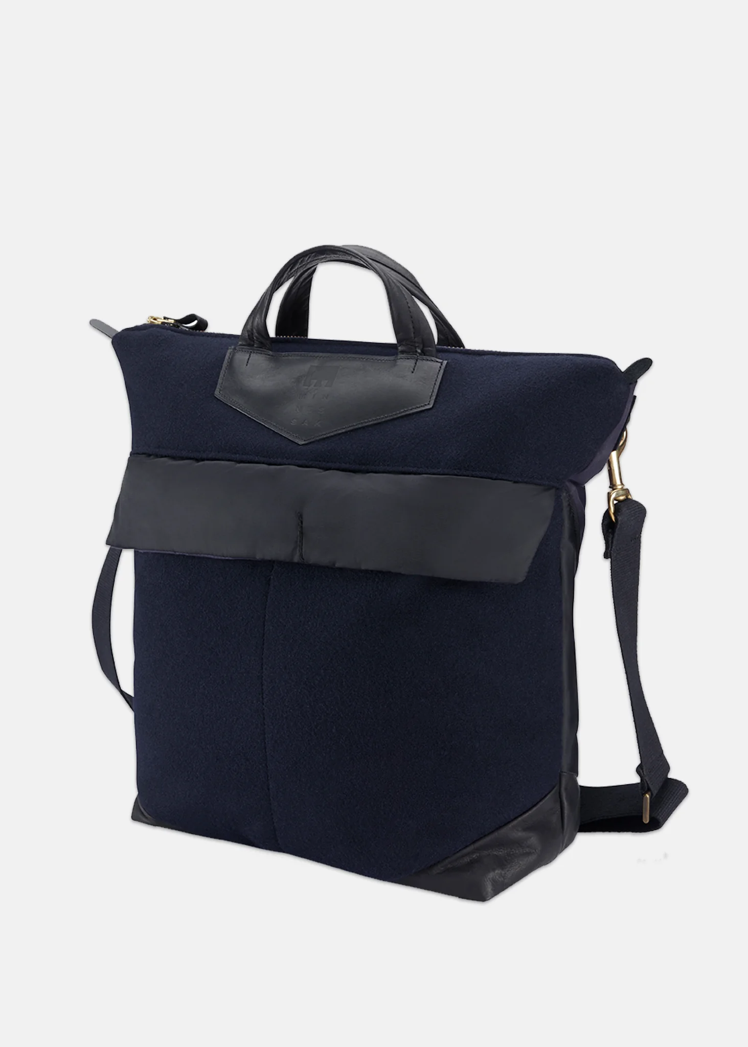 Unisex Gloverall x Minnessak Cross Body Bag Navy - Image 3