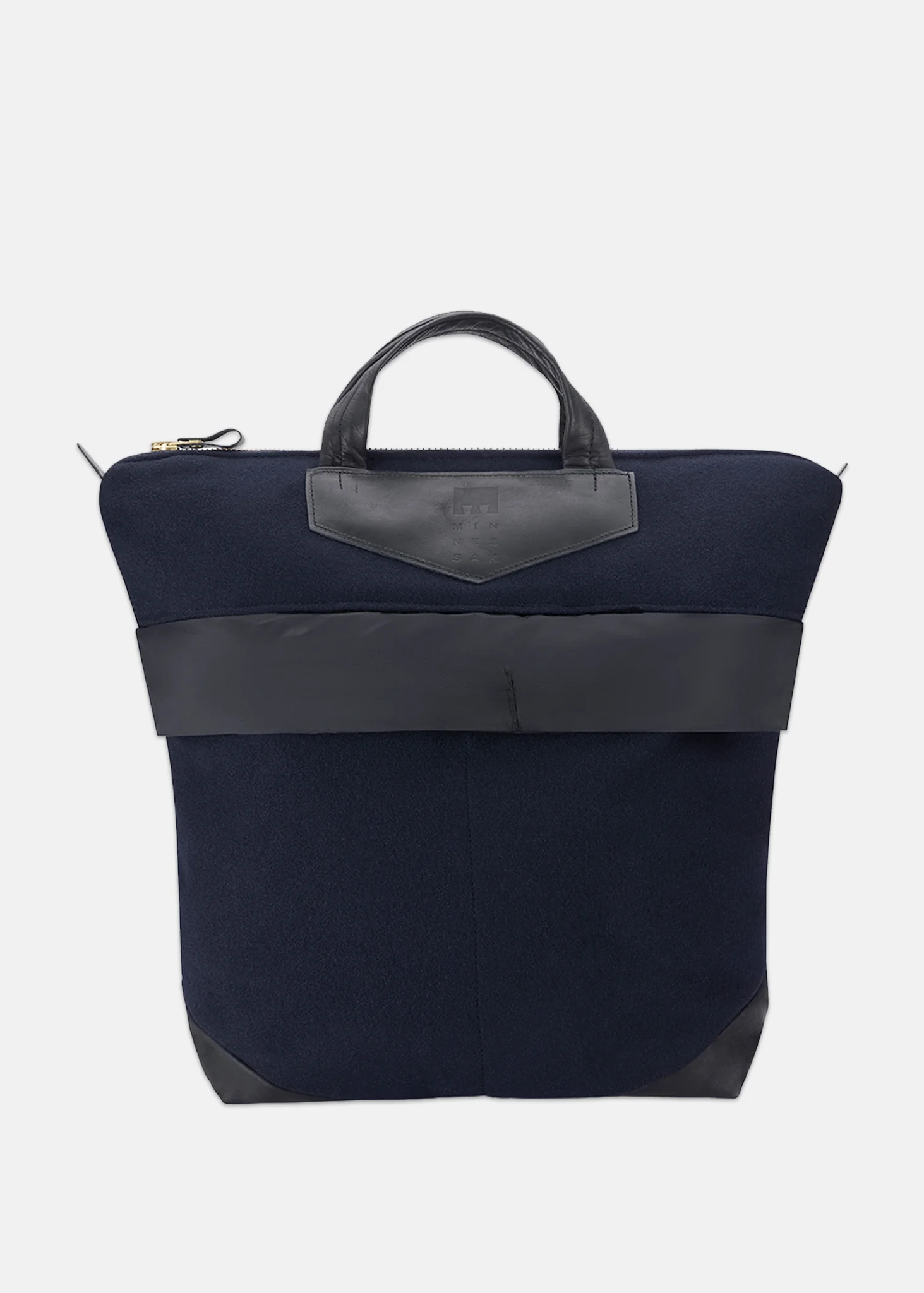 Unisex Gloverall x Minnessak Cross Body Bag Navy - Image 4