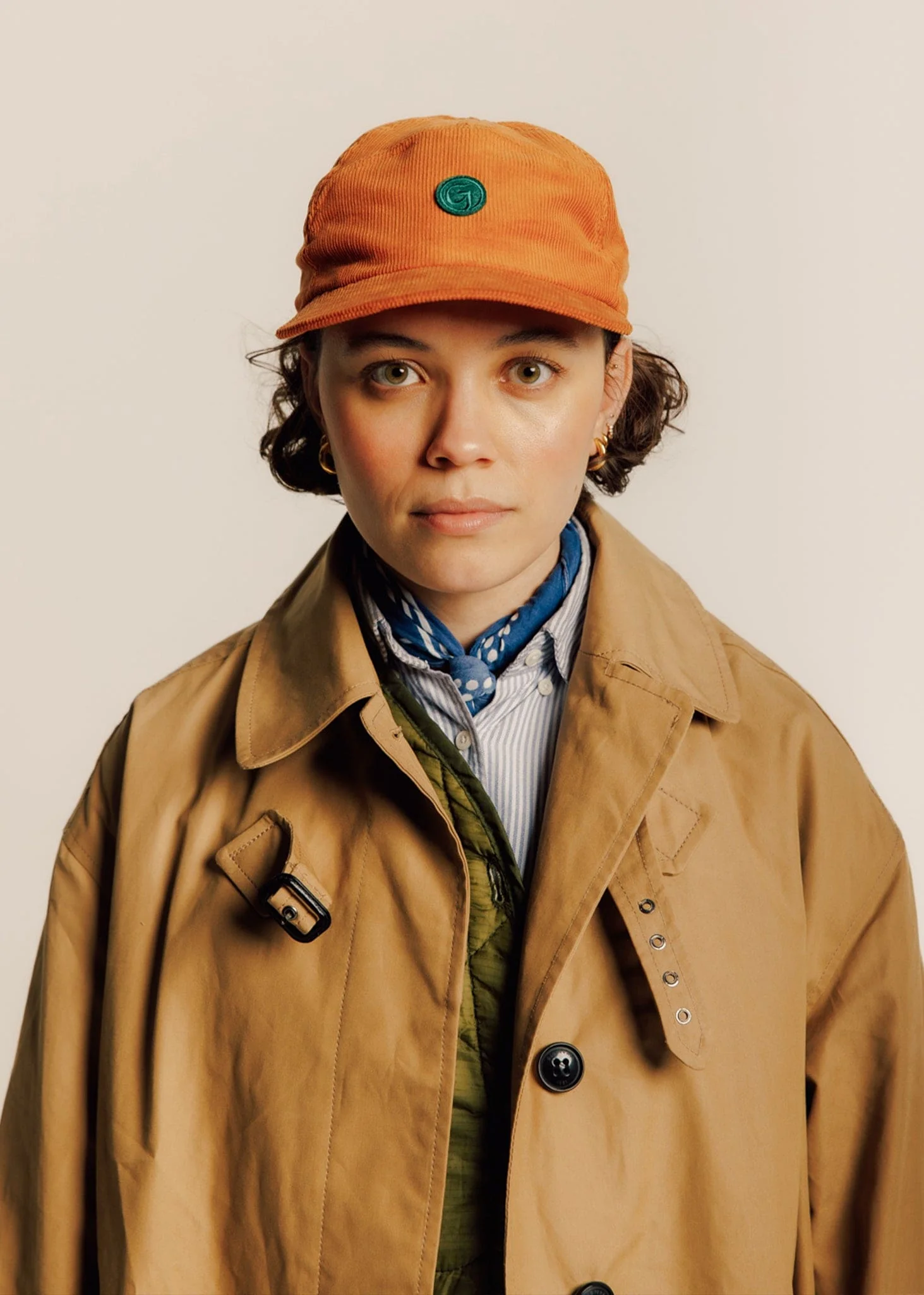 Unisex Renewed Hulme Cap Orange - Image 6