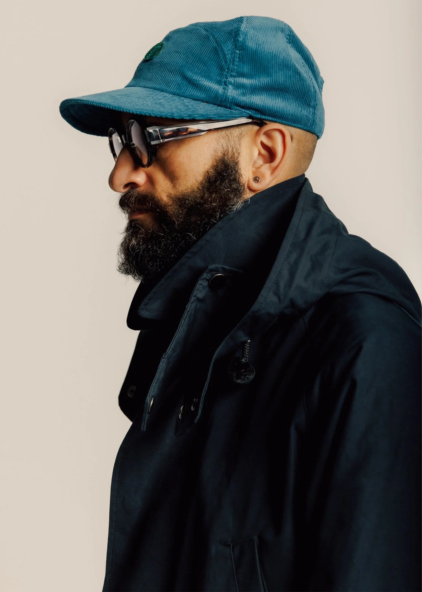 Unisex Renewed Hulme Cap Petrol Blue - Image 5