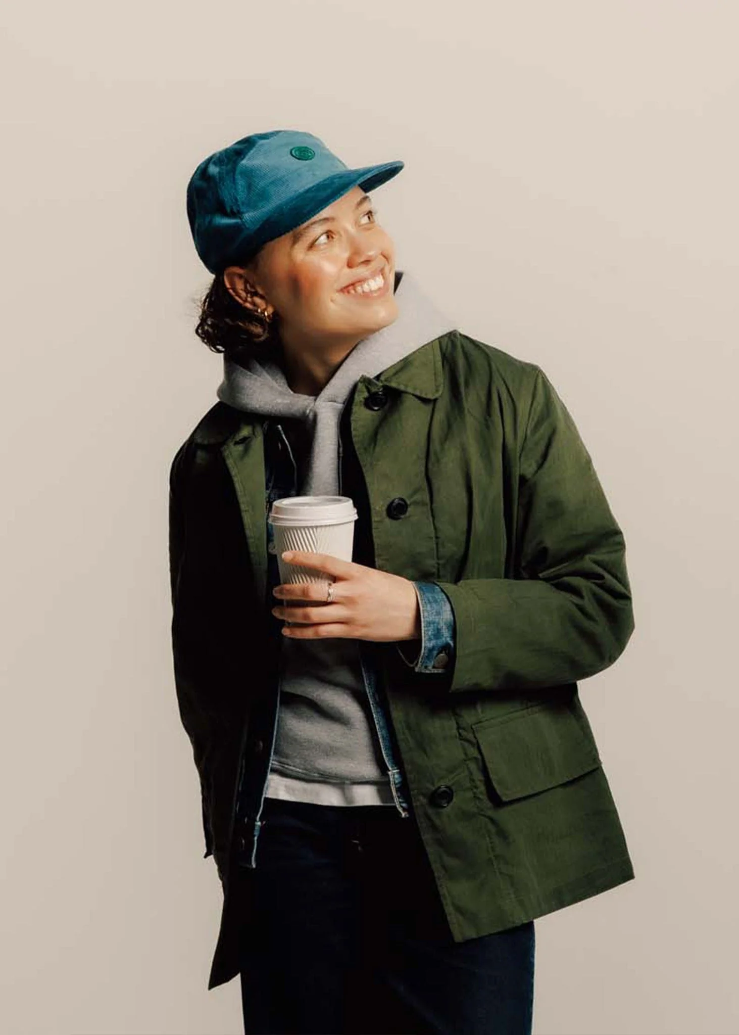 Unisex Renewed Hulme Cap Petrol Blue - Image 6