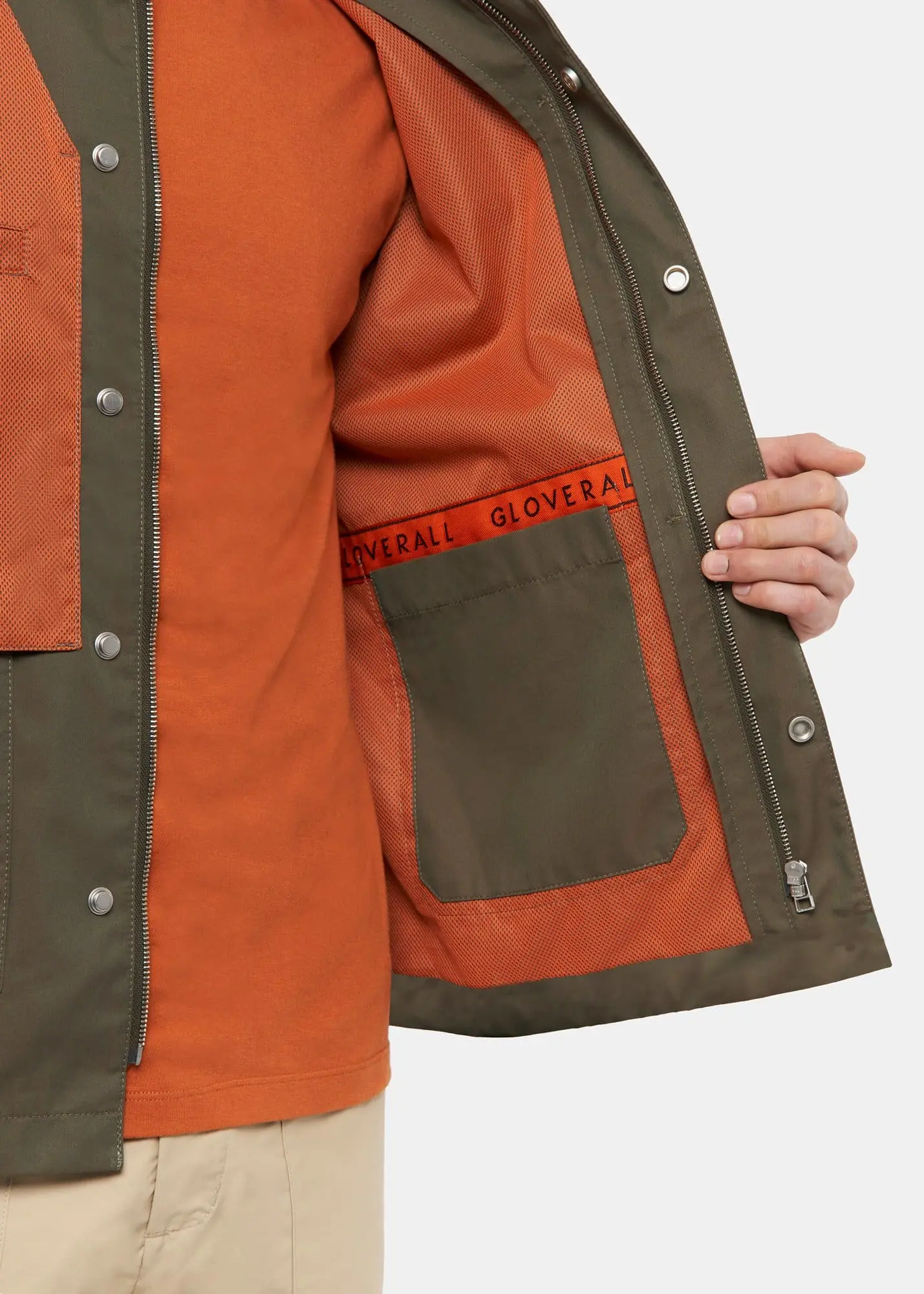 Unisex Tyne Jacket Khaki - Image 4