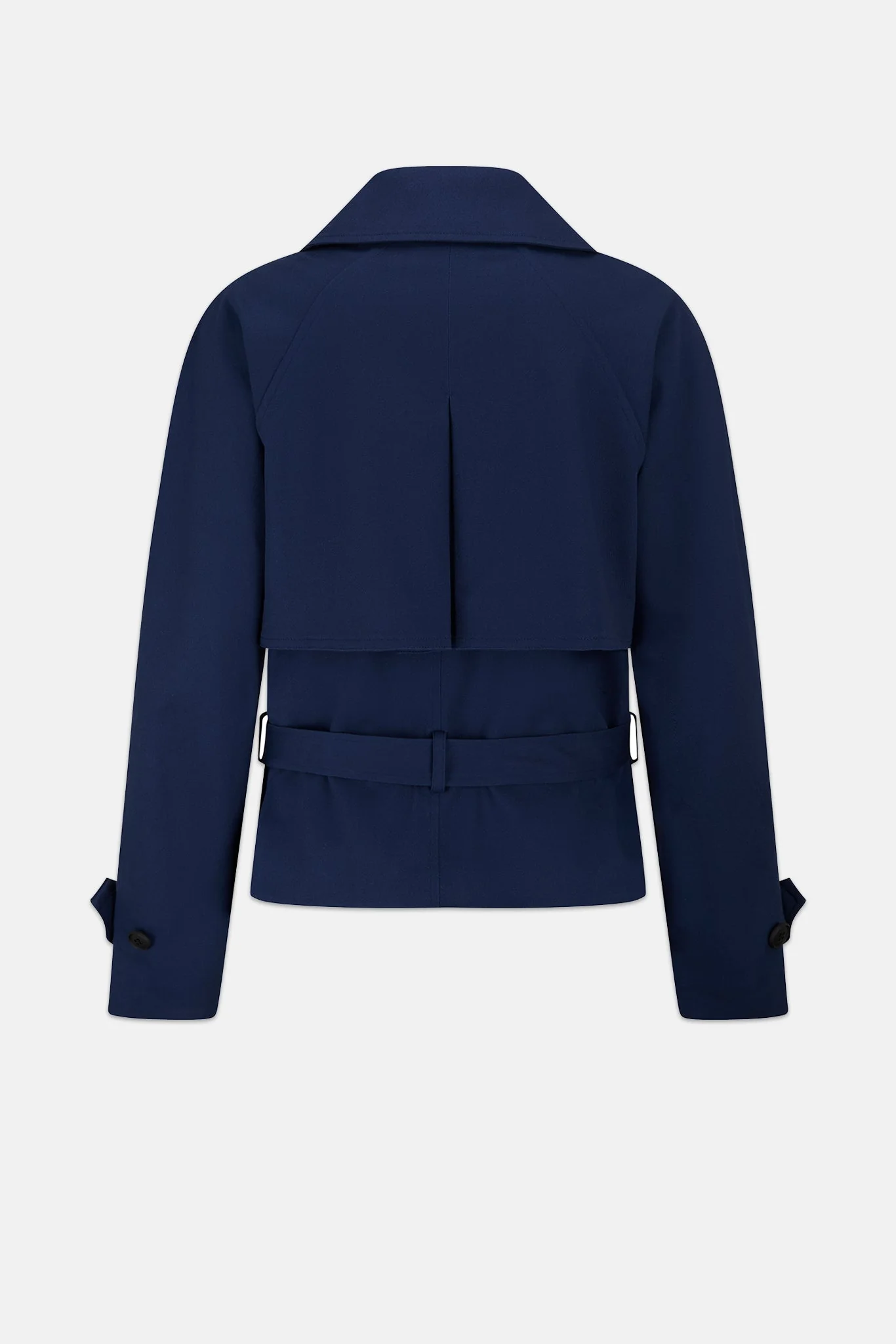 Women's Bacall Cropped Trench Navy - Image 3