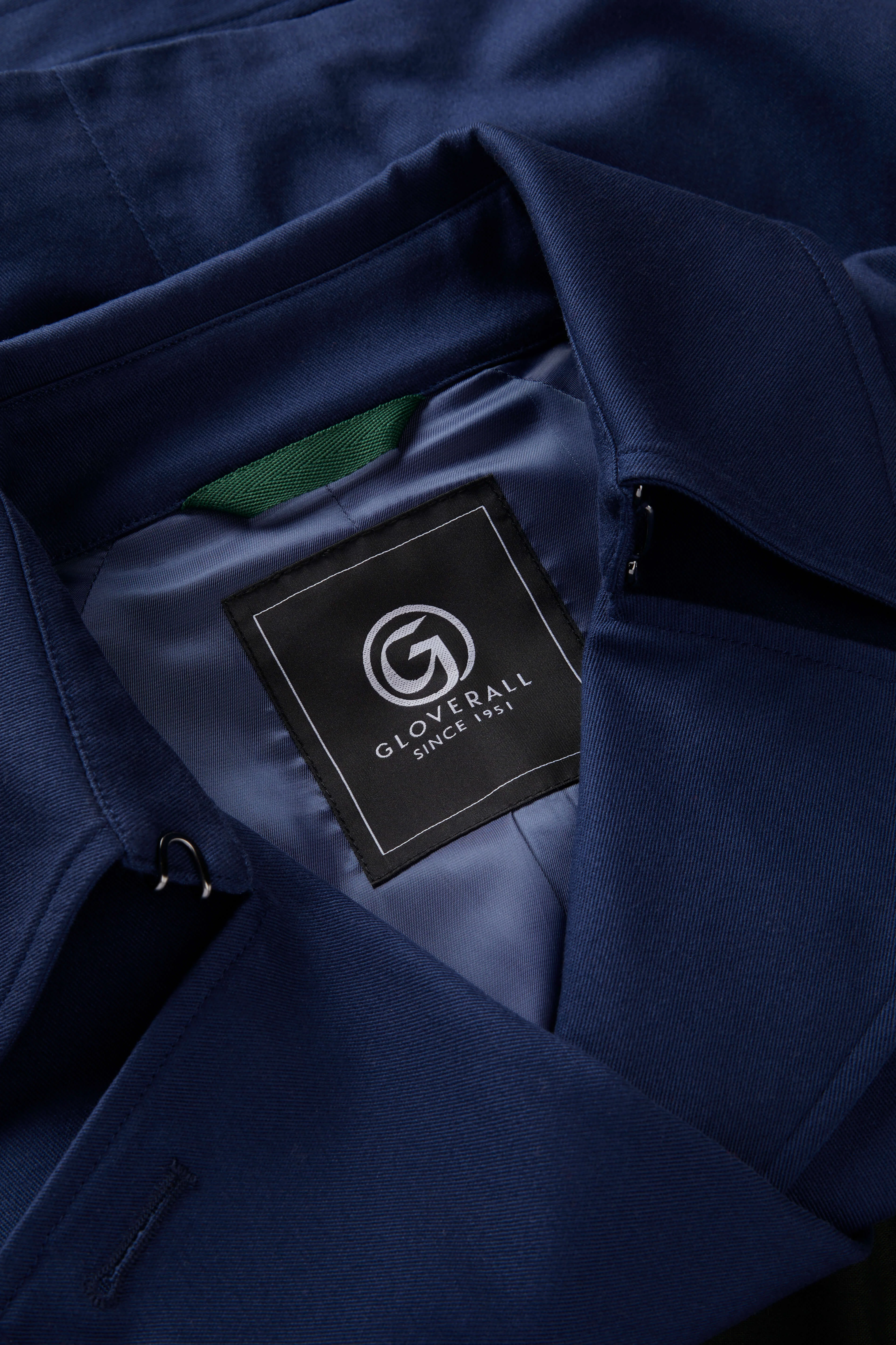 Women's Bacall Cropped Trench Navy - Image 5