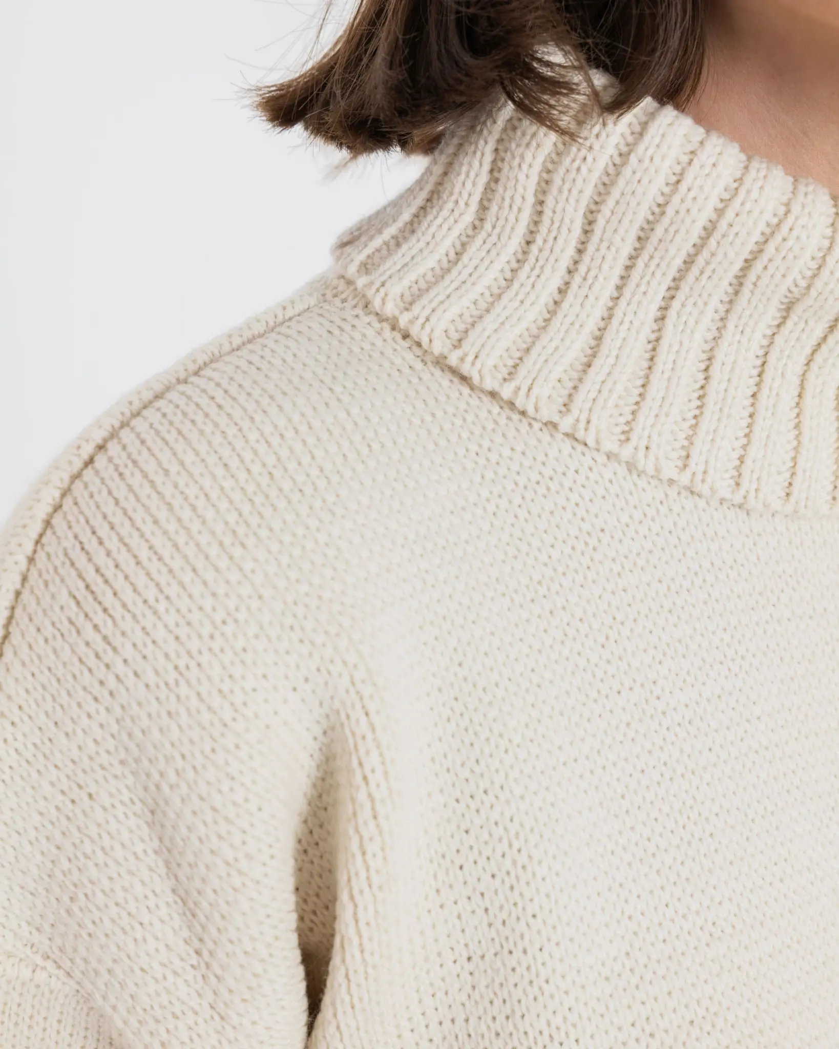 Women's Submariner Jumper Ecru - Image 4