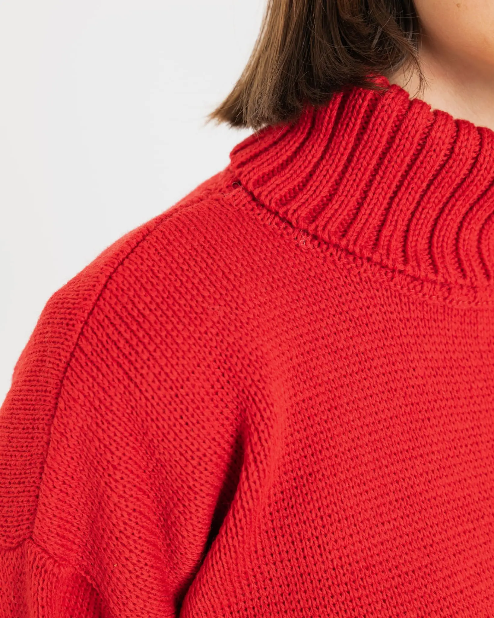 Women's Submariner Jumper Red - Image 4